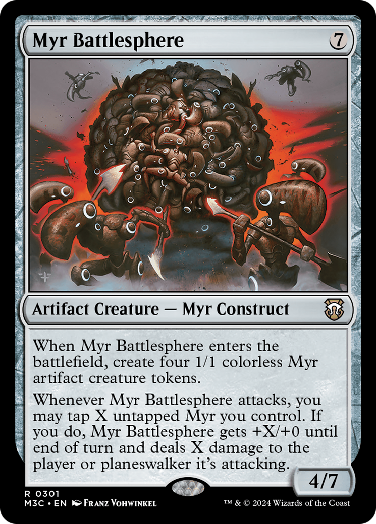 {R} Myr Battlesphere [Modern Horizons 3 Commander][M3C 301]