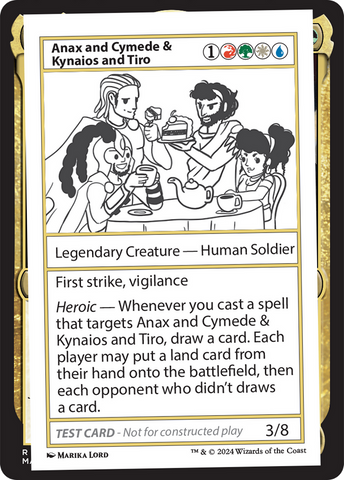 {C} Anax and Cymede & Kynaios and Tiro [Mystery Booster 2 Playtest Cards][MB2 PLAYTEST]