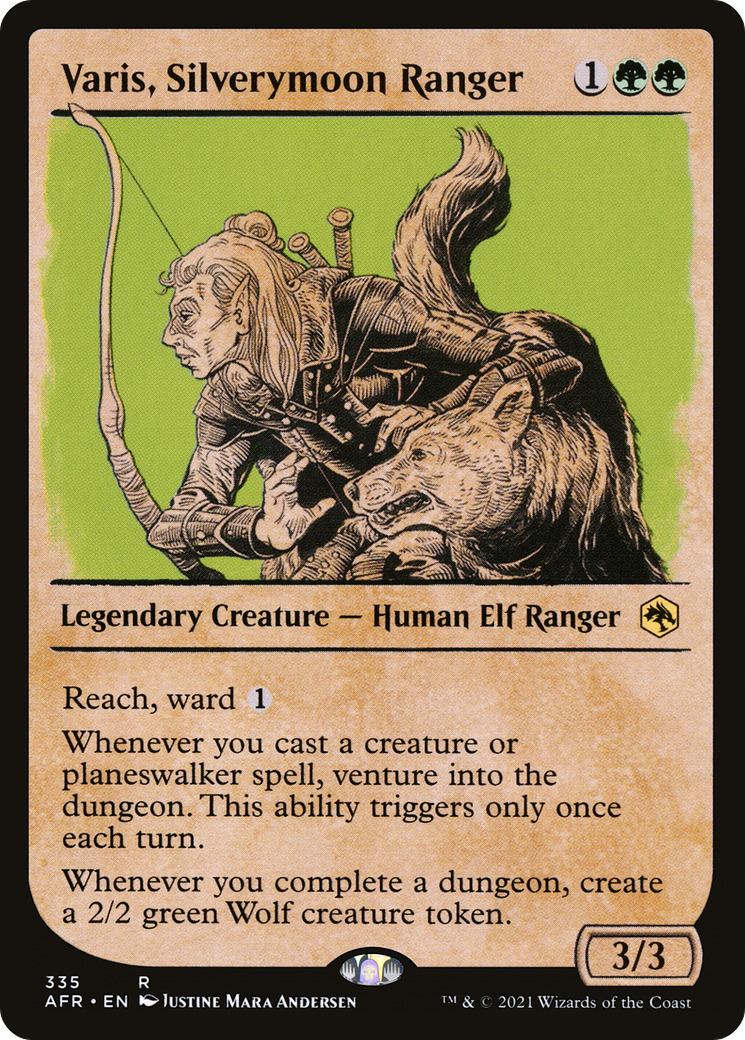 {R} Varis, Silverymoon Ranger (Showcase) [Dungeons & Dragons: Adventures in the Forgotten Realms][AFR 335]