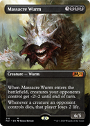 {R} Massacre Wurm (Borderless Alternate Art) [Core Set 2021][M21 316]