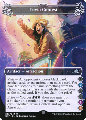 {C} Trivia Contest (2-5-6) [Unfinity][UNF 233]