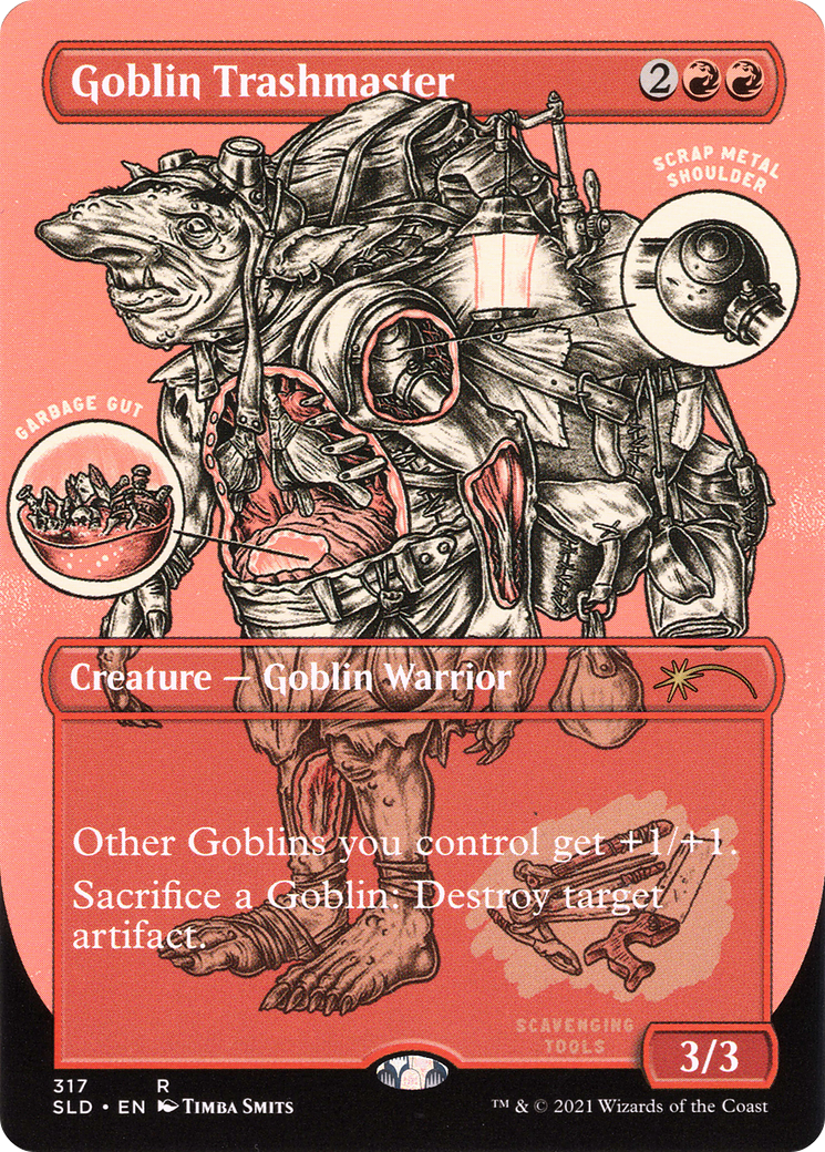 Goblin Trashmaster [SLD-317]  (Borderless) Etched Foil
