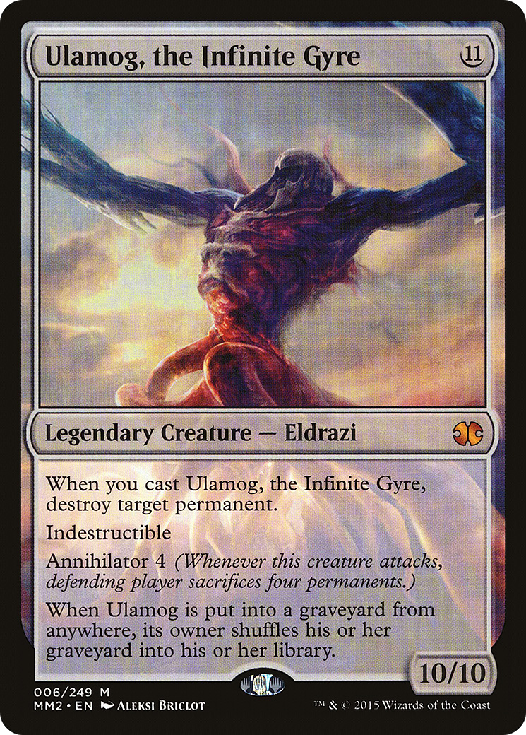{R} Ulamog, the Infinite Gyre [Modern Masters 2015][MM2 006]