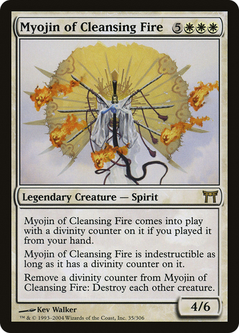 {R} Myojin of Cleansing Fire [Champions of Kamigawa][CHK 035]
