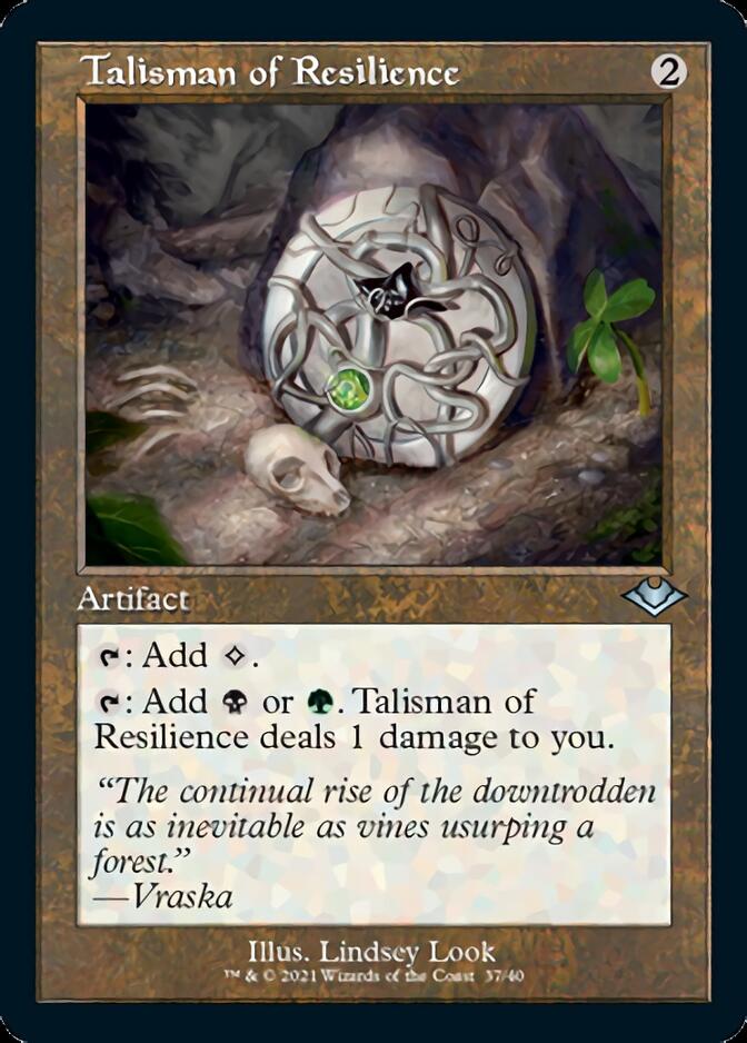 {C} Talisman of Resilience (Retro Foil Etched) [Modern Horizons 2][RF ET MH1 037]