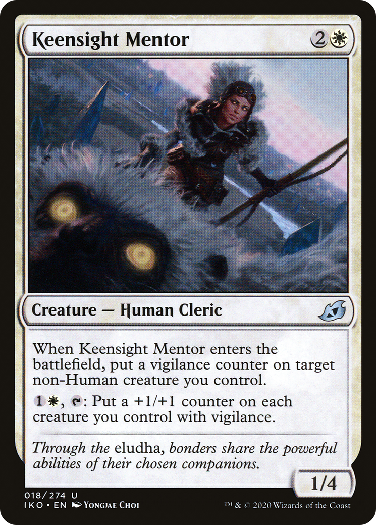 {C} Keensight Mentor [Ikoria: Lair of Behemoths][IKO 018]
