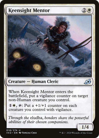 {C} Keensight Mentor [Ikoria: Lair of Behemoths][IKO 018]