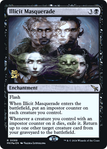{R} Illicit Masquerade [Murders at Karlov Manor Prerelease Promos][PR MKM 088]
