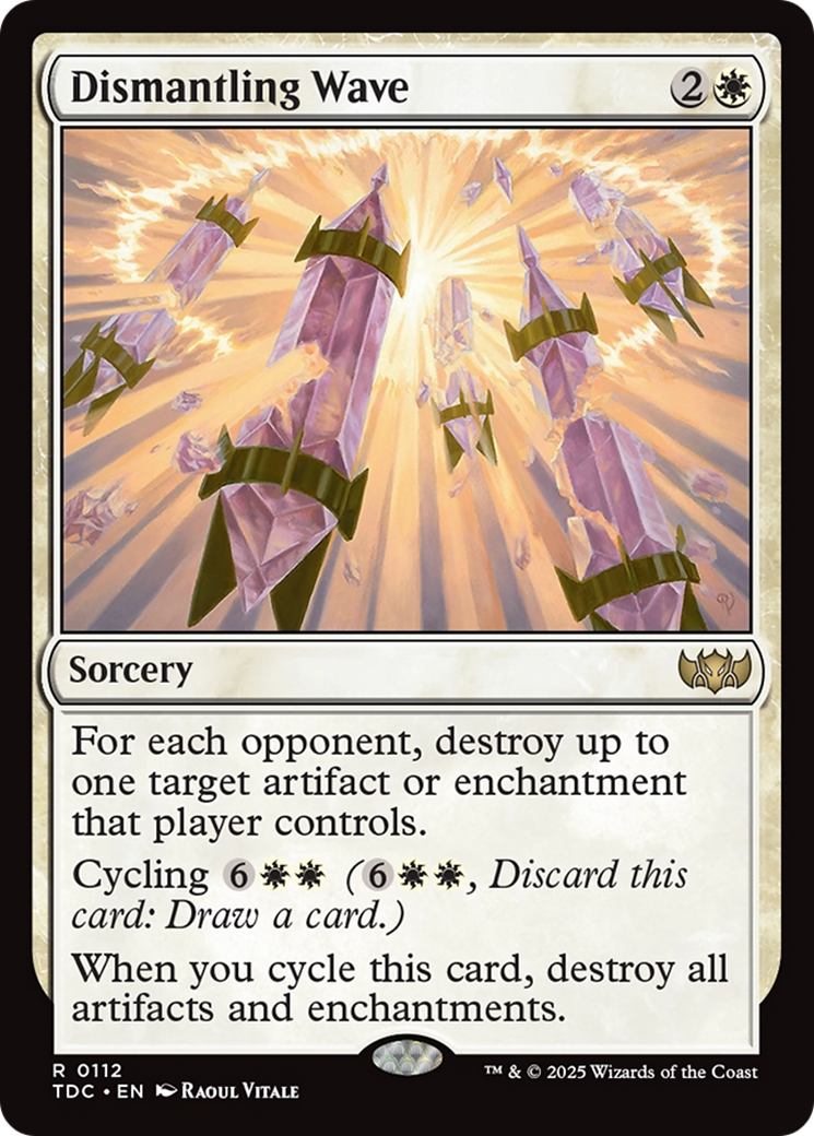 {R} Dismantling Wave [Tarkir: Dragonstorm Commander][TDC 112]