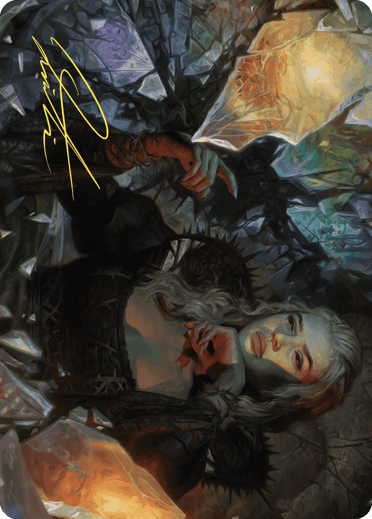 {A} Prophetic Prism Art Card (Gold-Stamped Signature) [Wilds of Eldraine Art Series][GS AWOE 045]