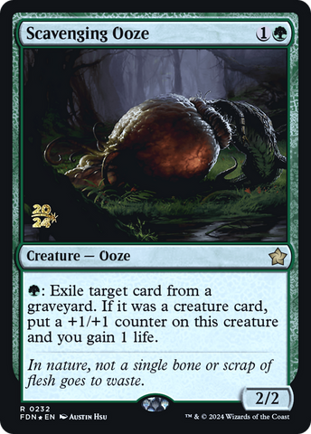 {@R} Scavenging Ooze [Foundations Prerelease Promos][PR FDN 232]