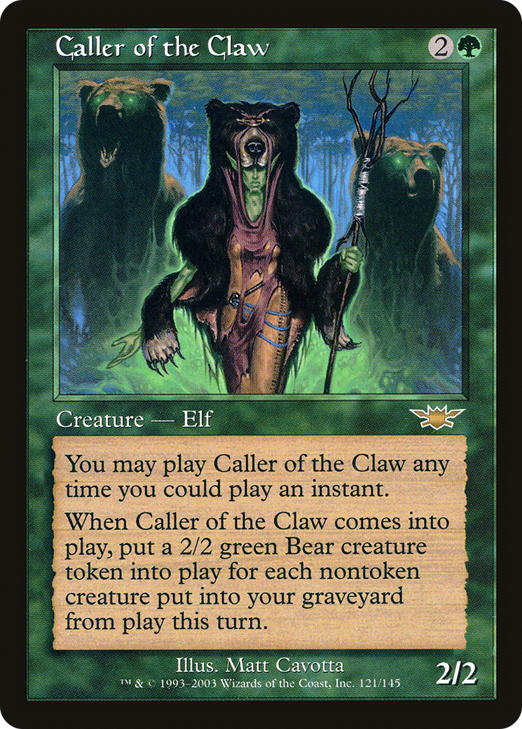 {R} Caller of the Claw [Legions][LGN 121]