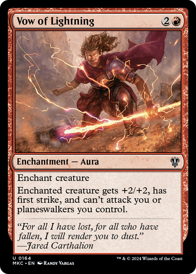 {C} Vow of Lightning [Murders at Karlov Manor Commander][MKC 164]