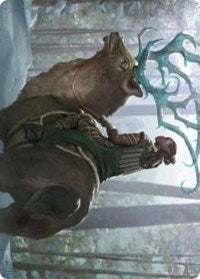 {A} Boreal Outrider Art Card [Kaldheim Art Series][AKHM 042]