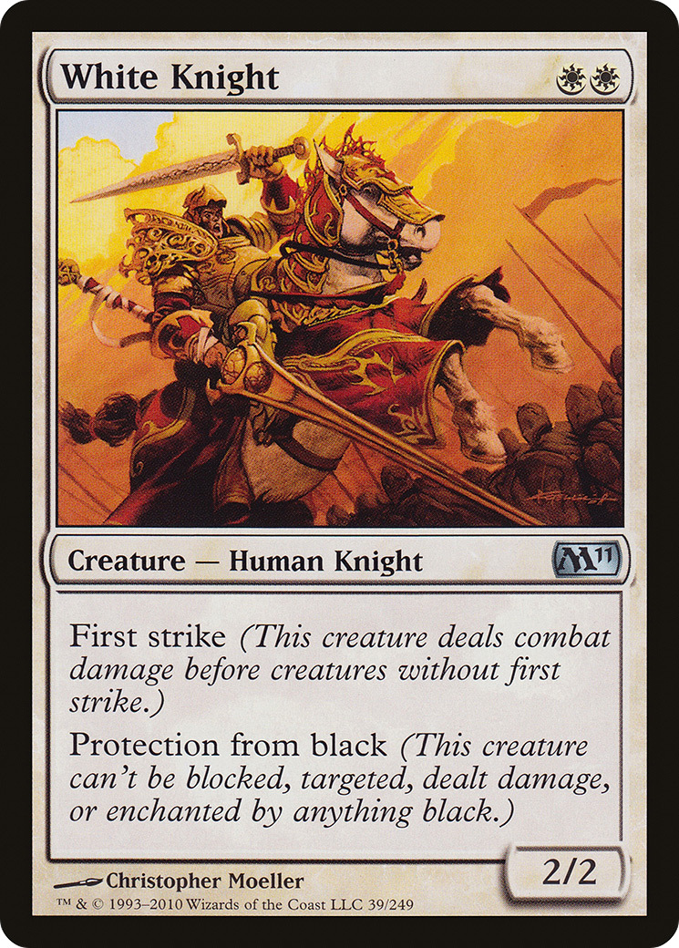 {C} White Knight [Magic 2011][M11 039]