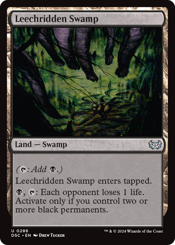 {C} Leechridden Swamp [Duskmourn: House of Horror Commander][DSC 286]