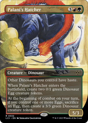 {@R} Palani's Hatcher (Borderless) [The Lost Caverns of Ixalan][LCI 332]