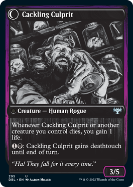 {C} Panicked Bystander // Cackling Culprit [Innistrad: Double Feature][DBL 295]