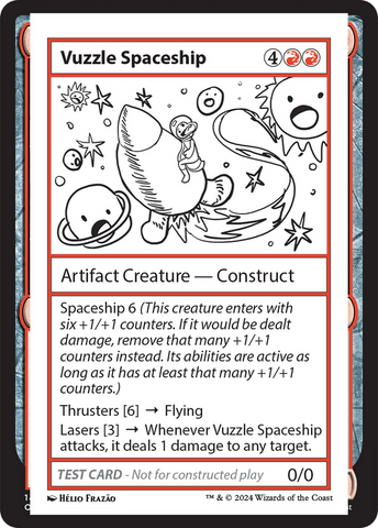 {C} Vuzzle Spaceship [Mystery Booster 2 Playtest Cards][MB2 PLAYTEST]