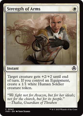 {C} Strength of Arms [Innistrad Remastered][INR 042]