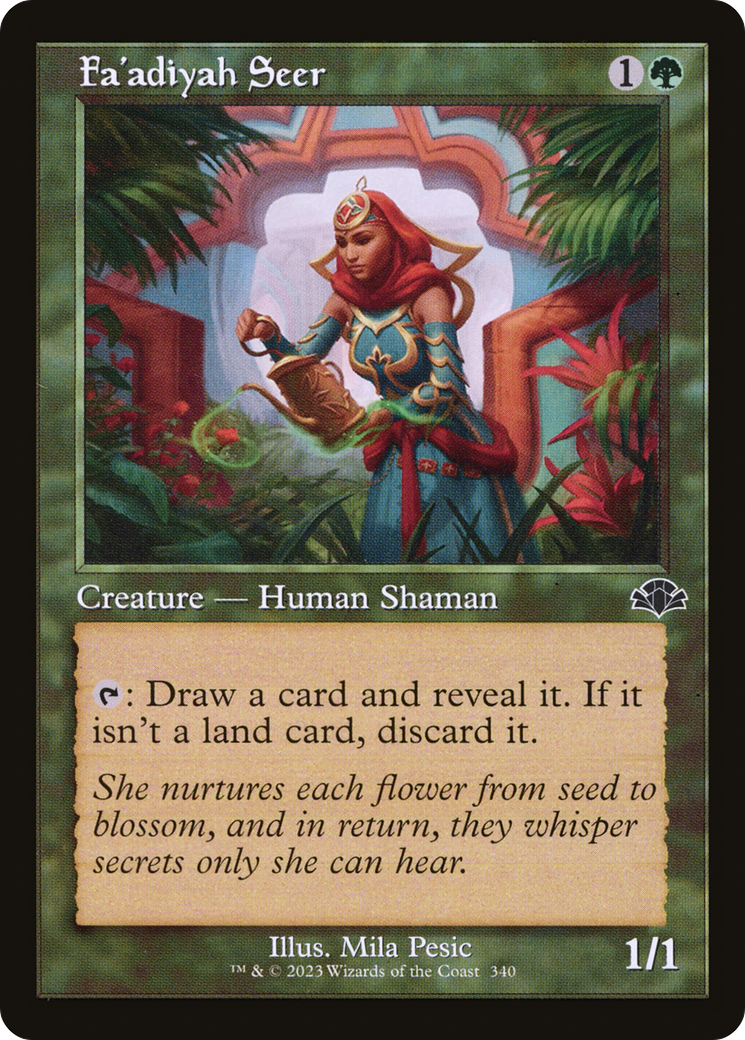 {C} Fa'adiyah Seer (Retro) [Dominaria Remastered][DMR 340]