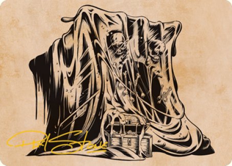 {A} Gelatinous Cube (Showcase) Art Card (Gold-Stamped Signature) [Dungeons & Dragons: Adventures in the Forgotten Realms Art Series][GS AAFR 071]