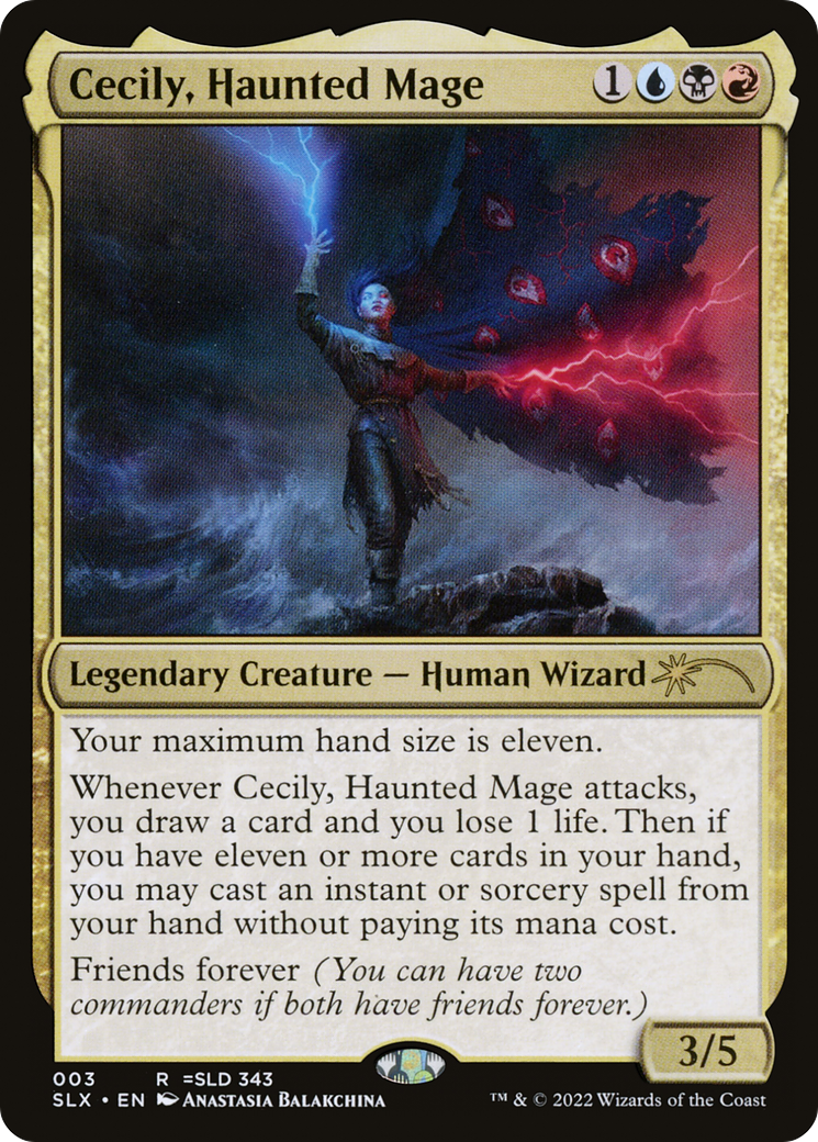 {R} Cecily, Haunted Mage [Secret Lair: Universes Within][SLX 003]