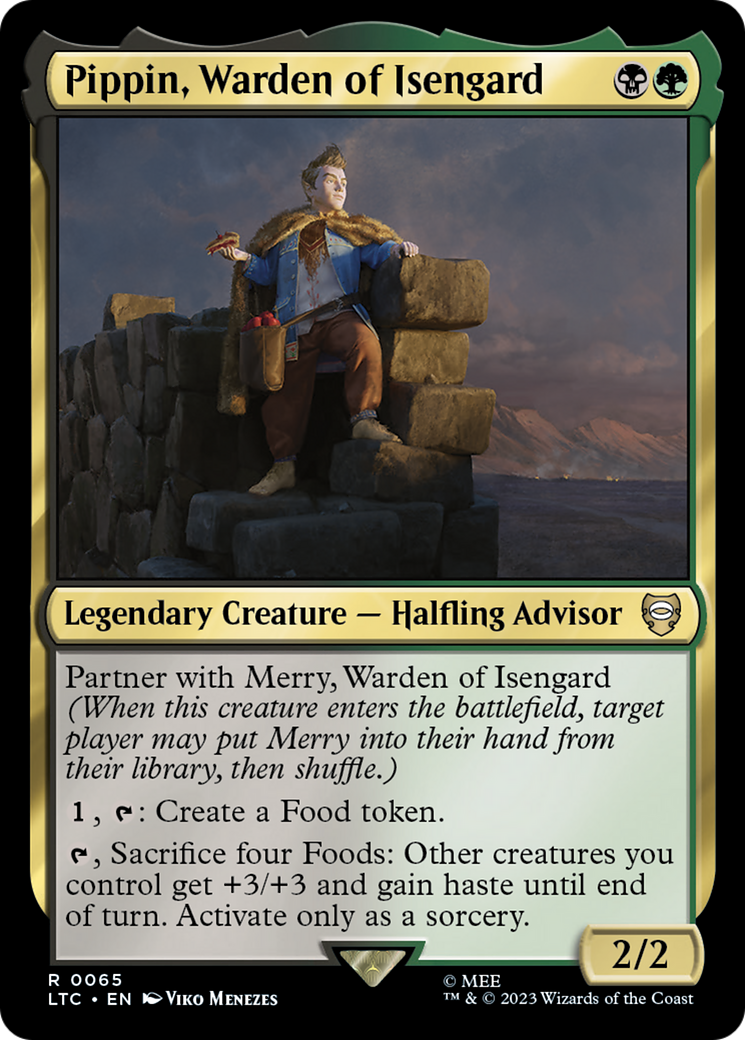 {R} Pippin, Warden of Isengard [The Lord of the Rings: Tales of Middle-Earth Commander][LTC 065]