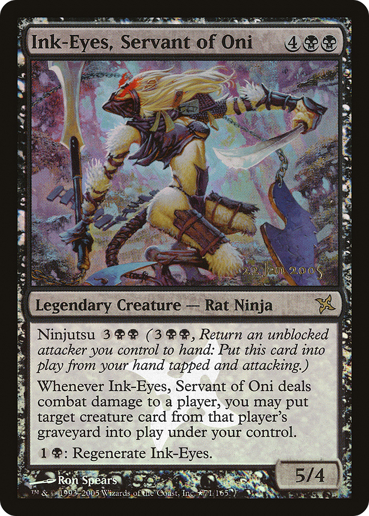 {R} Ink-Eyes, Servant of Oni [Betrayers of Kamigawa Promos][PR BOK 071]