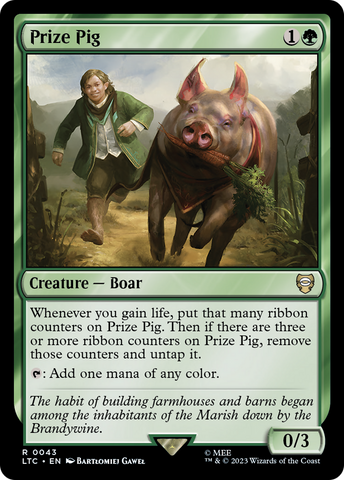 {R} Prize Pig [The Lord of the Rings: Tales of Middle-Earth Commander][LTC 043]