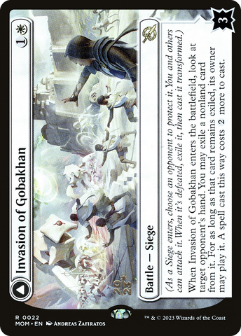{R} Invasion of Gobakhan // Lightshield Array [March of the Machine Prerelease Promos][PR MOM 022]