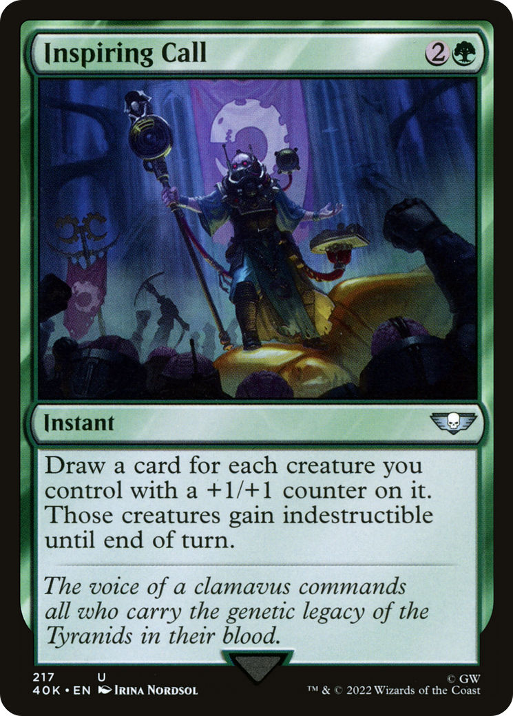 {C} Inspiring Call [Universes Beyond: Warhammer 40,000][40K 217]
