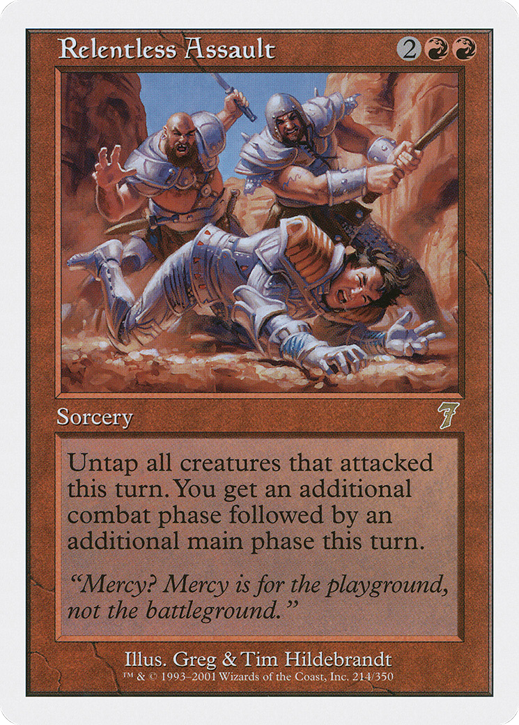 {R} Relentless Assault [Seventh Edition][7ED 214]