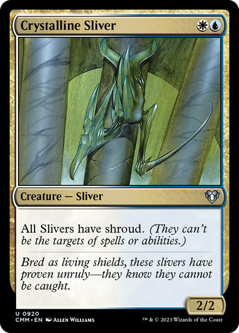 {C} Crystalline Sliver [Commander Masters][CMM 920]