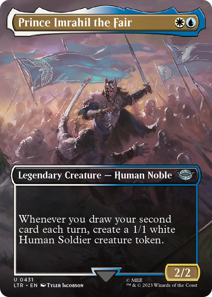 {C} Prince Imrahil the Fair (Borderless Alternate Art) [The Lord of the Rings: Tales of Middle-Earth][LTR 431] - Misty Mountain Games