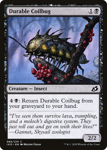 {C} Durable Coilbug [Ikoria: Lair of Behemoths][IKO 085]