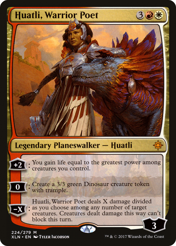 {R} Huatli, Warrior Poet [Ixalan][XLN 224] - Misty Mountain Games