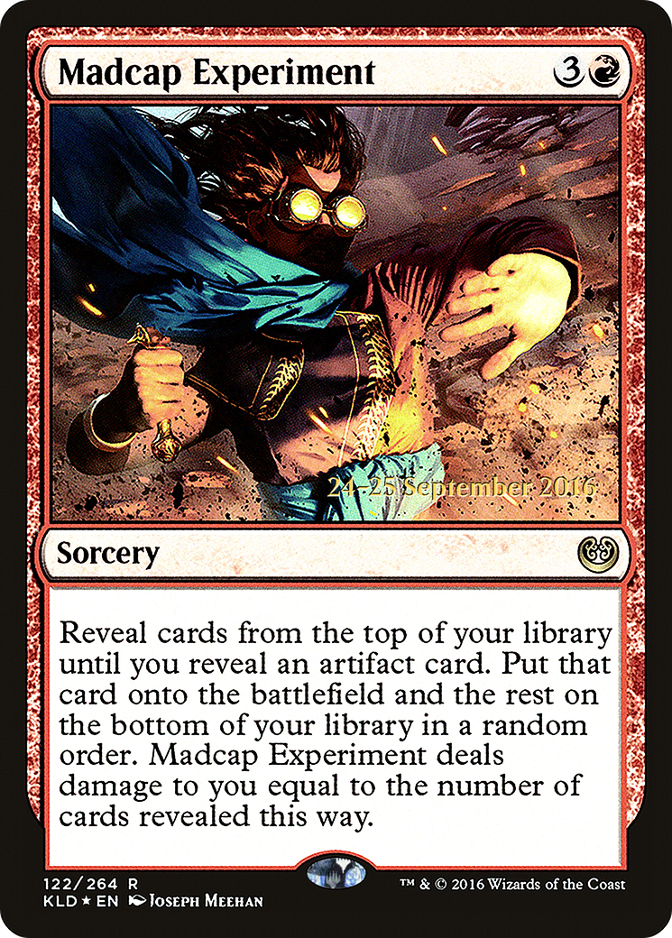 {R} Madcap Experiment [Kaladesh Prerelease Promos][PR KLD 122]