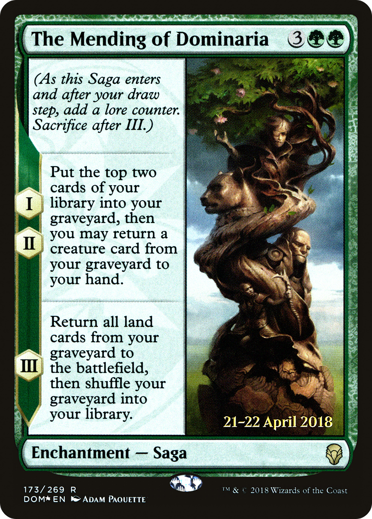 {R} The Mending of Dominaria [Dominaria Prerelease Promos][PR DOM 173]