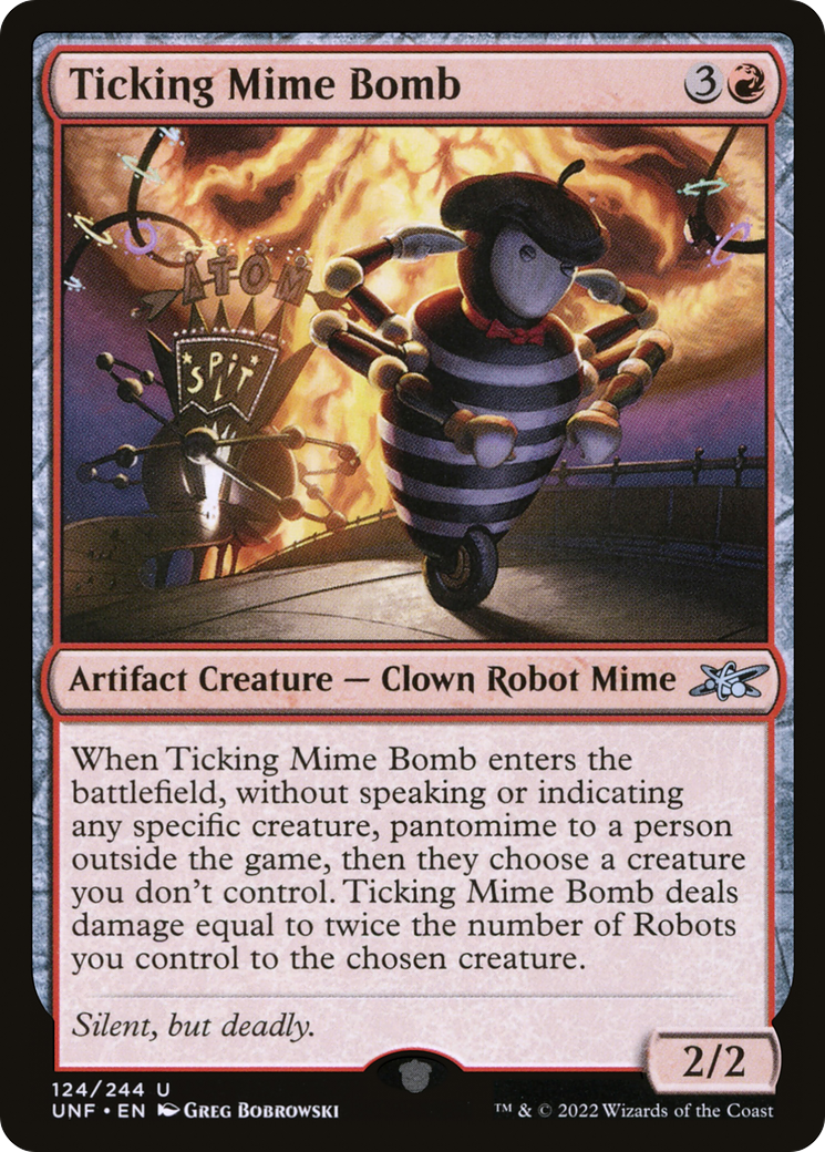 {C} Ticking Mime Bomb [Unfinity][UNF 124]
