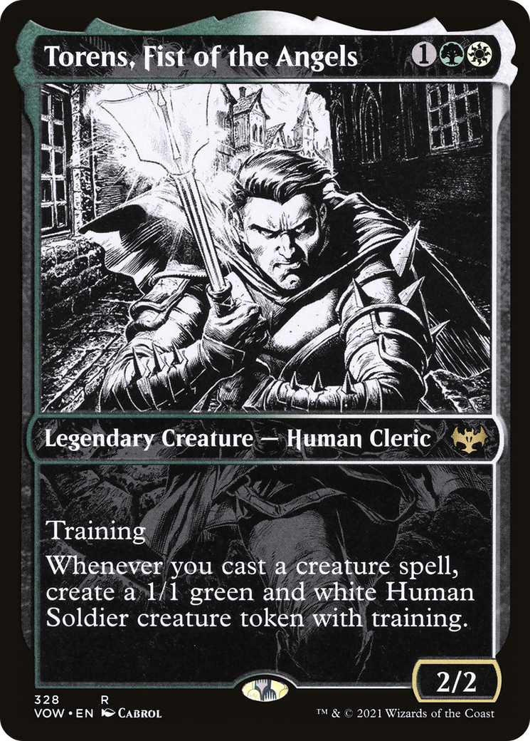{R} Torens, Fist of the Angels (Showcase Eternal Night) [Innistrad: Crimson Vow][VOW 328]