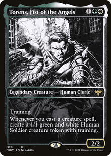 {R} Torens, Fist of the Angels (Showcase Eternal Night) [Innistrad: Crimson Vow][VOW 328]