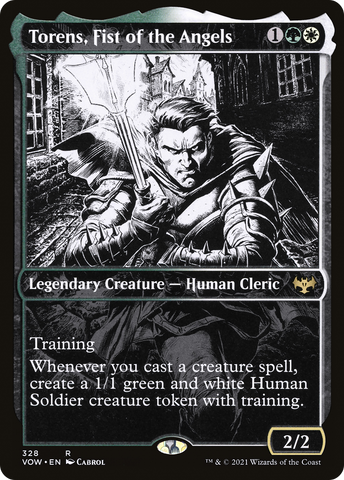 {R} Torens, Fist of the Angels (Showcase Eternal Night) [Innistrad: Crimson Vow][VOW 328]