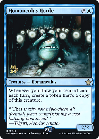 {@R} Homunculus Horde [Foundations Prerelease Promos][PR FDN 041]