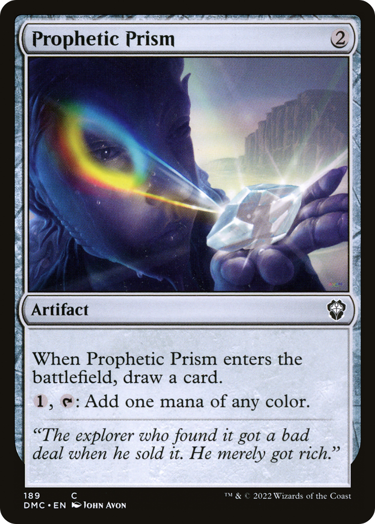 {C} Prophetic Prism [Dominaria United Commander][DMC 189]