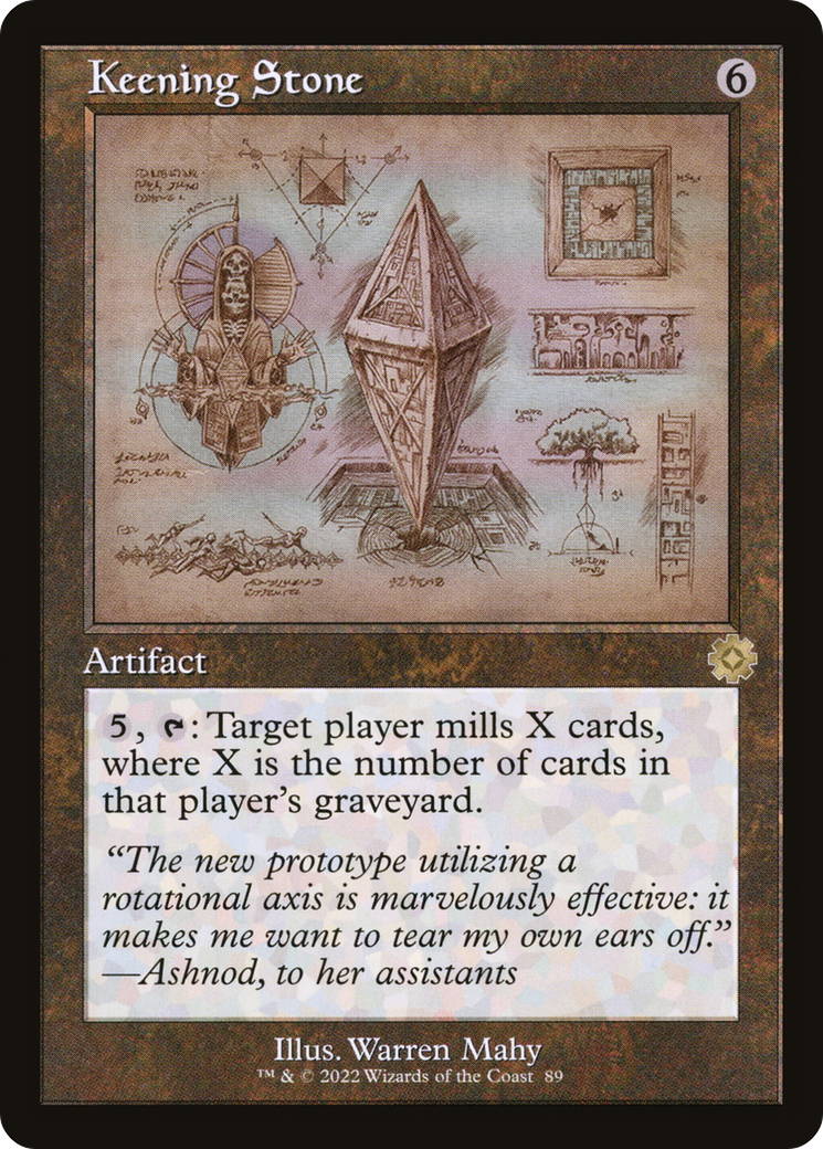 {R} Keening Stone (Retro Schematic) [The Brothers' War Retro Artifacts][BRR 089]