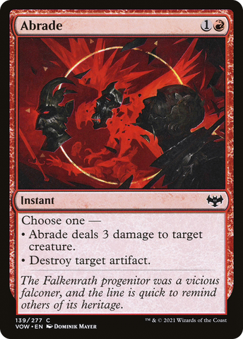 {C} Abrade [Innistrad: Crimson Vow][VOW 139]