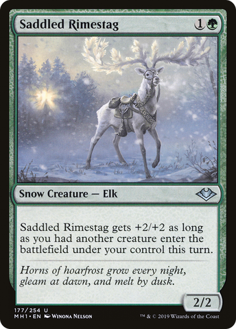 {C} Saddled Rimestag [Modern Horizons][MH1 177]