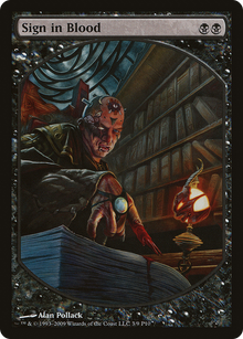 {R} Sign in Blood [Magic Player Rewards 2010][PA P10 003] - Misty Mountain Games