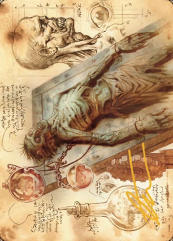 {A} Ashnod's Altar Art Card (Gold-Stamped Signature) [The Brothers' War Art Series][GS ABRO 055]